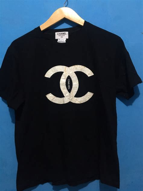 t shirt chanel prix|Chanel t shirt vintage.